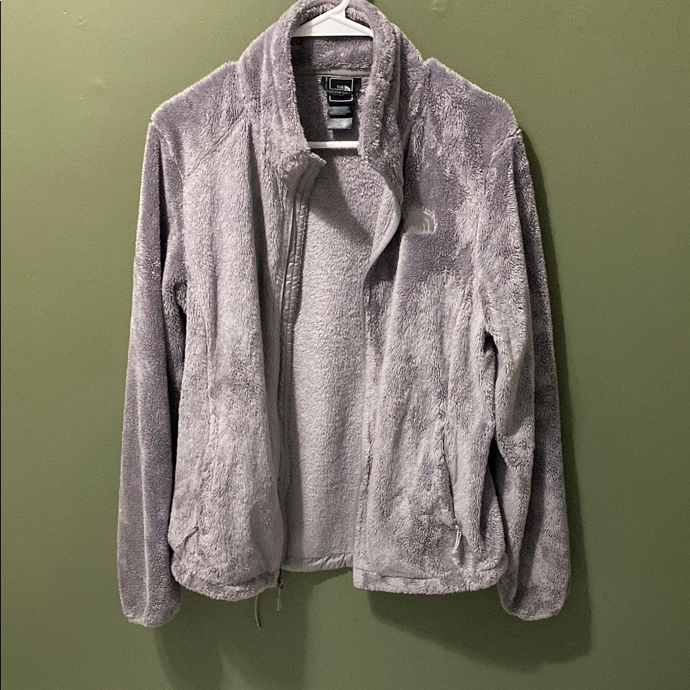 North Face Women's Grey Fleece Jacket